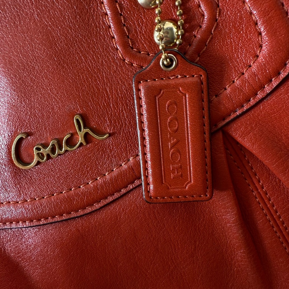 COACH‎ Leather Bag tote “Ashley”#F1261-19243 compartments crossbody satchel EUC - Picture 7 of 17